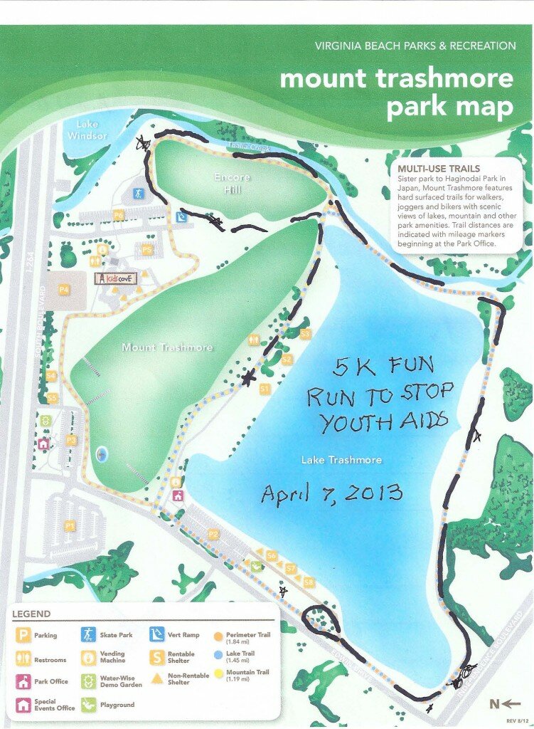 Mt. trashmore map