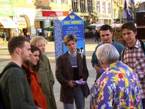 Polish university students in Krakow discuss risks