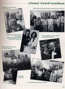 2002 Laverack Family Alumni Award, p.4